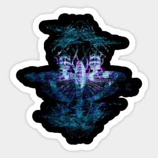 Entomology Glitch Sticker